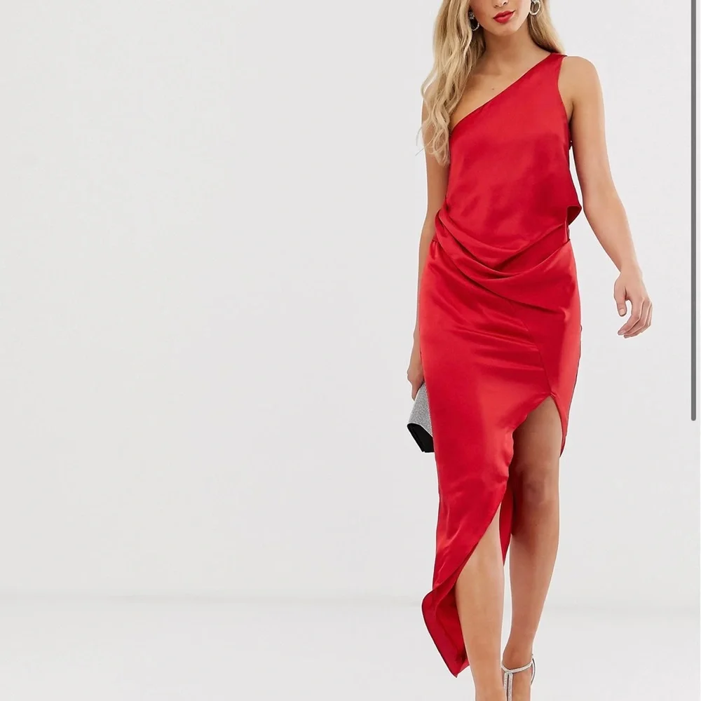 ASOS Red Formal Maxi Dress - Picture 1 of 2